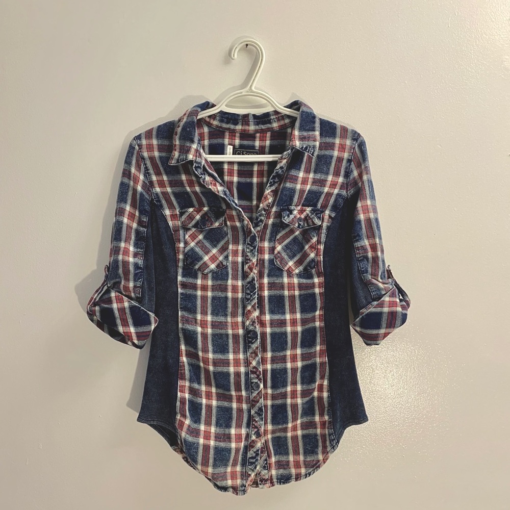 Plaid Button Up